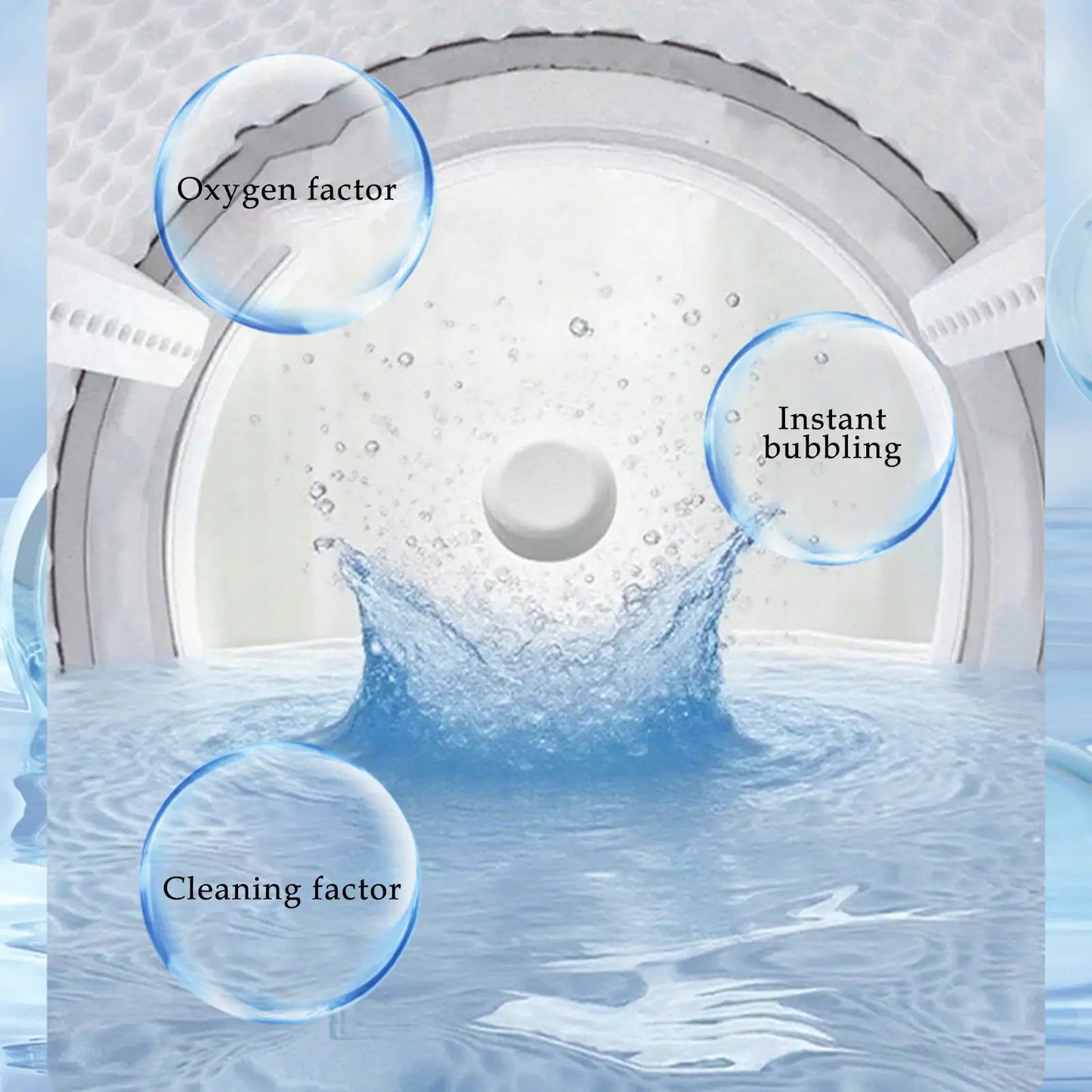 Washing Machine Cleaning Tablets Washing Machine Effervescent Cleaners Washer Stains Removal For Laundry Bathroom Kitchen Sink