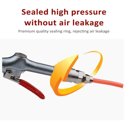 High Volume Air Blow Gun for Car Cleaning Gun Stainless Steel Car Detailing Interior Air Blow Gun Scalable no Air Leakage Hook