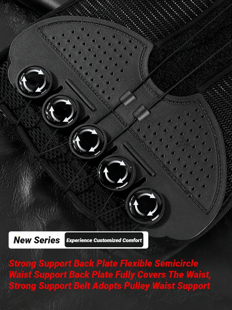 Pas Lędźwiowy Ortopedyczny z Podwójnym Ściąganiem - Oddychający Gorset na Kręgosłup