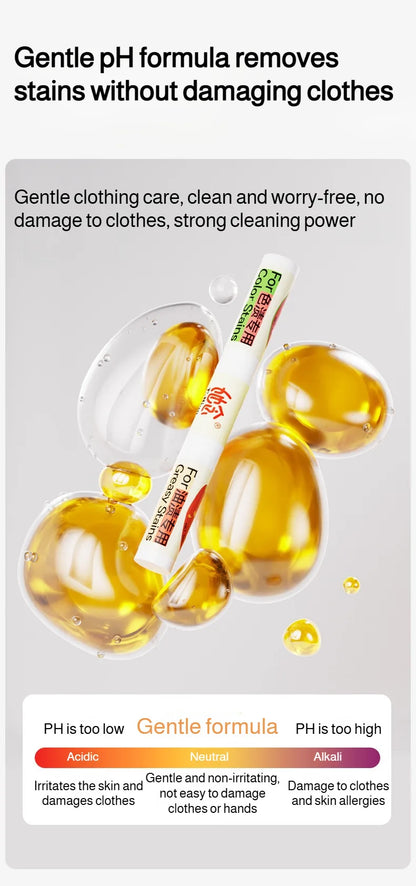 Portable stain remover Stain remover Food stains Daily use Instant stain removal nonwashable and nonmarking laundry detergent