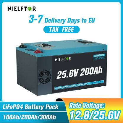 Bateria LiFePO4 12V/24V/48V 100Ah/200Ah/300Ah - Litowa z BMS 6000+ Cykli