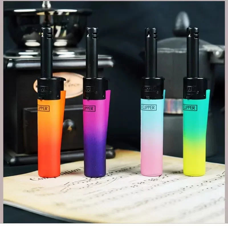 Zapalniczka CLIPPER z Młynkiem - Metalowa Gazowa Wielokrotnego Użytku