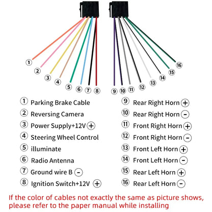 Radio Samochodowe 1 Din Carplay Android Auto - 7'' Touch Screen FM Bluetooth MirrorLink