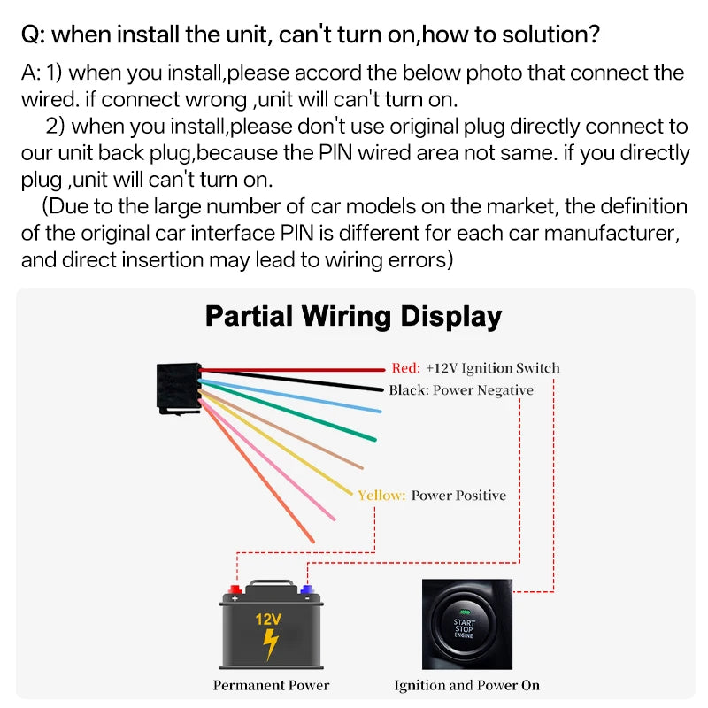 Radio 7 Carplay Android Auto - 1 Din Multimedia Player HD Touch Screen FM Bluetooth MirrorLink
