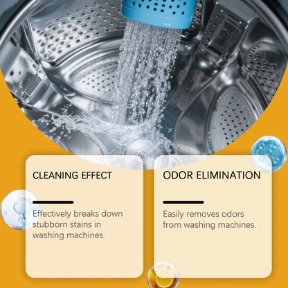 Powerful Washing Machine Cleaner Tablets - Deep Cleans, Removes Tough Stains & Limescale, Eliminates Odor & Mold