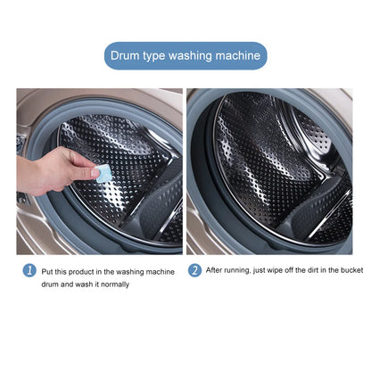 Washing Machine Cleaner Effervescent TabletsTank Cleaning Agent Drum Type Deodorant Remove Stain Detergent