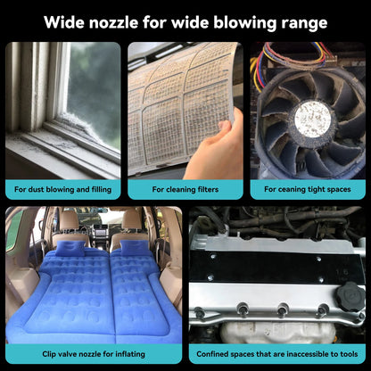 Dmuchawa Elektryczna Bezprzewodowa - Turbo Jet Akumulatorowa do Ogrodu dla Makita 18V