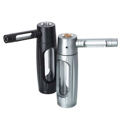 Przenośna Fajka do Palenia - Aluminium i Szkło Hookah Shisha Zestaw Metalowy