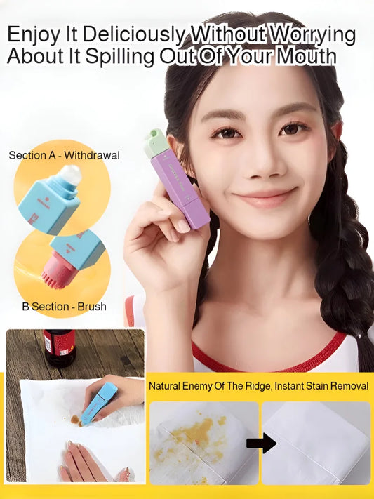 Stain Remover Pen Portable Oil Stain Remover For White Clothes No-Rinse Laundry Detergent Powder Alternative Strong