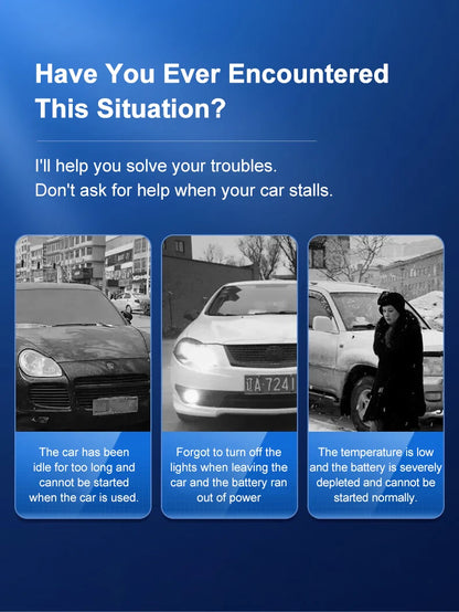 Rozrusznik Samochodowy 600A - Przenośny Powerbank Awaryjny 12V