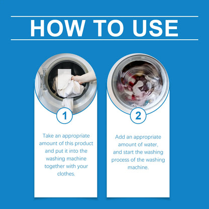 30PCS Laundry Detergent Sheets - Remove Stubborn Stains & Odors - Dissolve Completely - Safe for All Fabrics Including Delicates