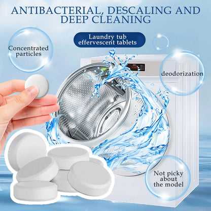 Washing Machine Cleaning Tablets Washing Machine Effervescent Cleaners Washer Stains Removal For Laundry Bathroom Kitchen Sink