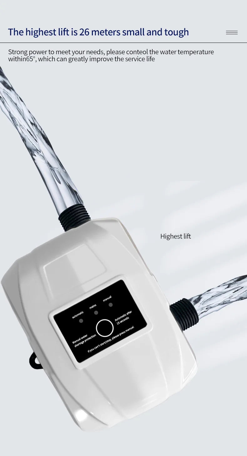 Pompa Prysznicowa 24V Automatyczna - Zwiększenie Ciśnienia Wody w Domu