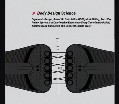 Pas Lędźwiowy Ortopedyczny z Podwójnym Ściąganiem - Oddychający Gorset na Kręgosłup