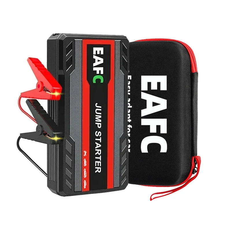 Rozrusznik EAFC 600A 12V - Jump Starter z Latarką LED SOS Powerbank