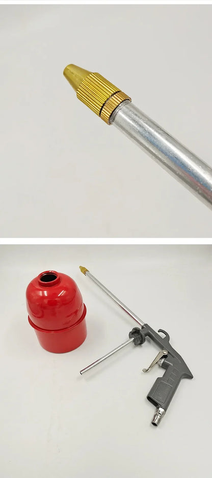 Pistolet Czyszczący Cynk - Pneumatic Car Engine Cleaning Gun Oil Channel Red Pot Gray Repair