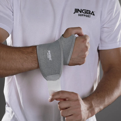 Opaska Neoprenowa na Nadgarstek - Regulowane Wsparcie do Podnoszenia Ciężarów