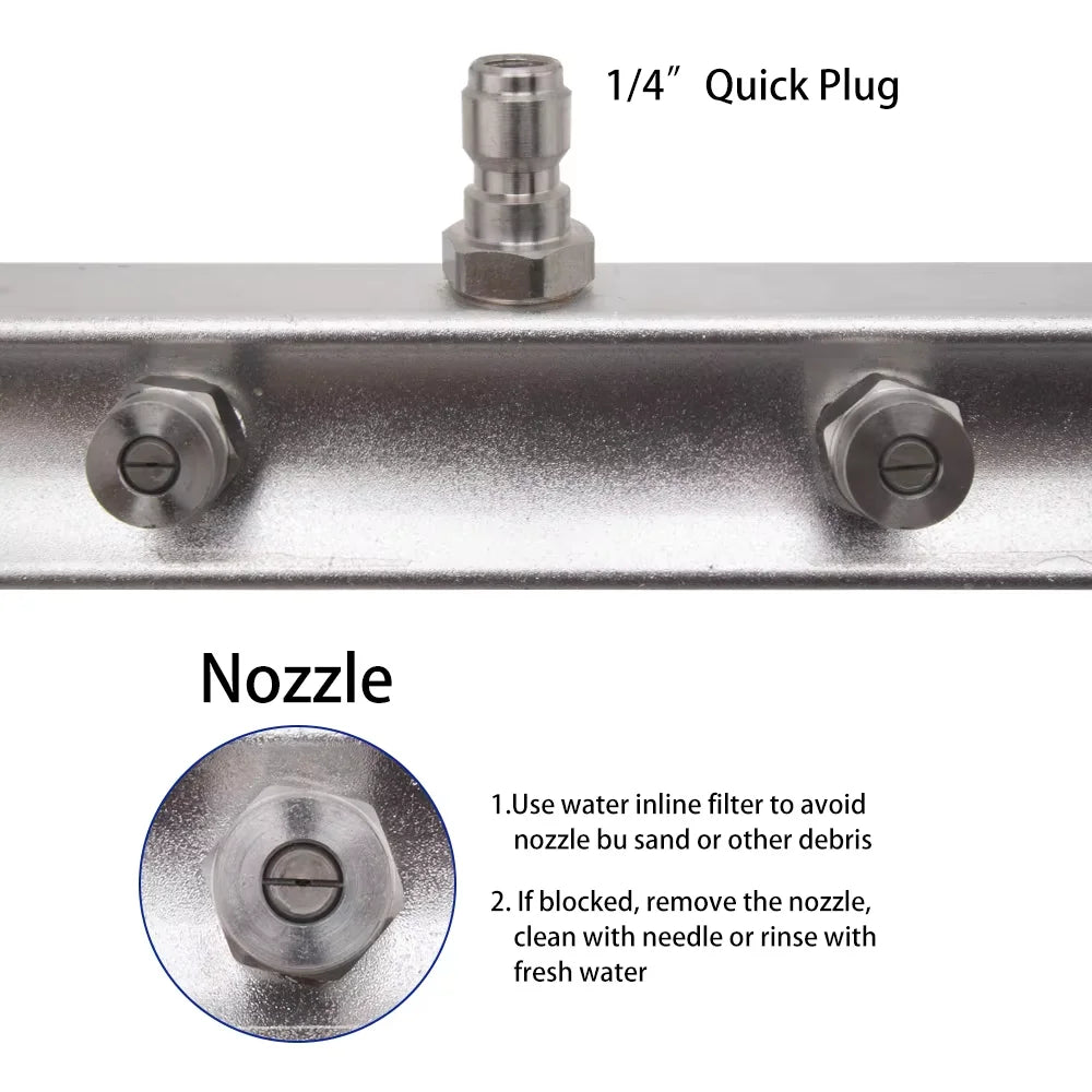 Szczotka Podwozia 33cm - Under Body Car Chassis Cleaning Undercarriage High Pressure Water Broom