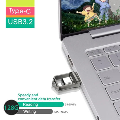 Pendrive USB 3.2 Type-C 128GB-2TB - Szybki Dual Interfejs dla Telefonu i Komputera 2025