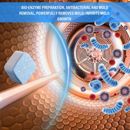 Washing Machine Cleaner 48 Pieces Safe Odor Remover Washing Machine Descaler For Odor Grime Scale Buildup Home Bathroom Laundry