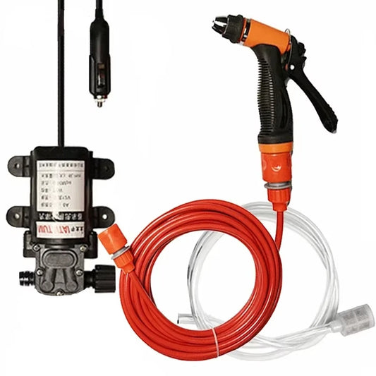 Car Wash 12V Car Washer Gun Pump High Pressure Cleaner Car Care Portable Washing Machine Electric Cleaning Auto Device