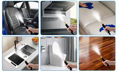 Myjka Parowa Ręczna - Steam Cleaner do Samochodu Domu Klimatyzacji Kuchni Silnika