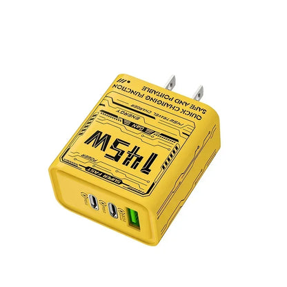 Ładowarka Sieciowa 145W 3 Porty USB-C - Szybkie Ładowanie PD QC3.0