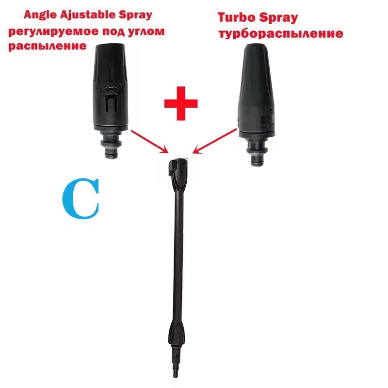 Lanca Myjki Ciśnieniowej Bosch - Wymiennik Sprayer Quick Connect Car Cleaning