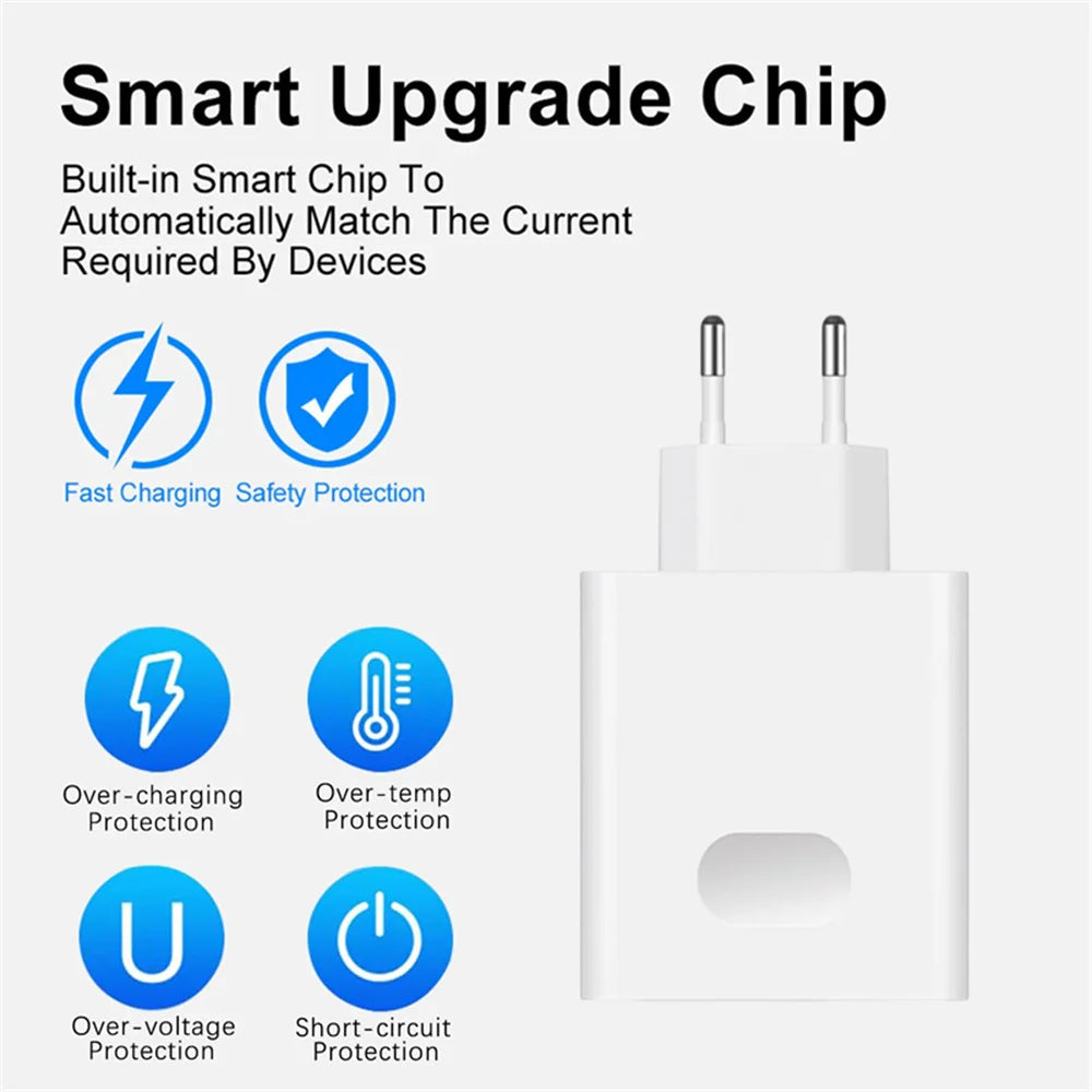 Ładowarka Huawei 66W Super Fast Charger - Type C Kabel 6A dla Mate 40 50 60 P50 P60 Nova Honor