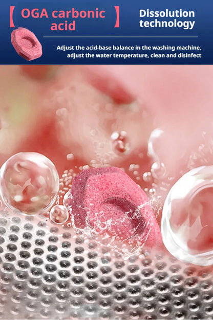 Washing Machine Cleaner Effervescent Tablets Deep Cleaning Washer Stains Detergent Laundry Tub Safe Deodorizer Household Tools