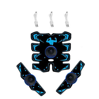 Stymulator Mięśni EMS 3w1 USB - Trener Brzucha i Ramion | Bezprzewodowy