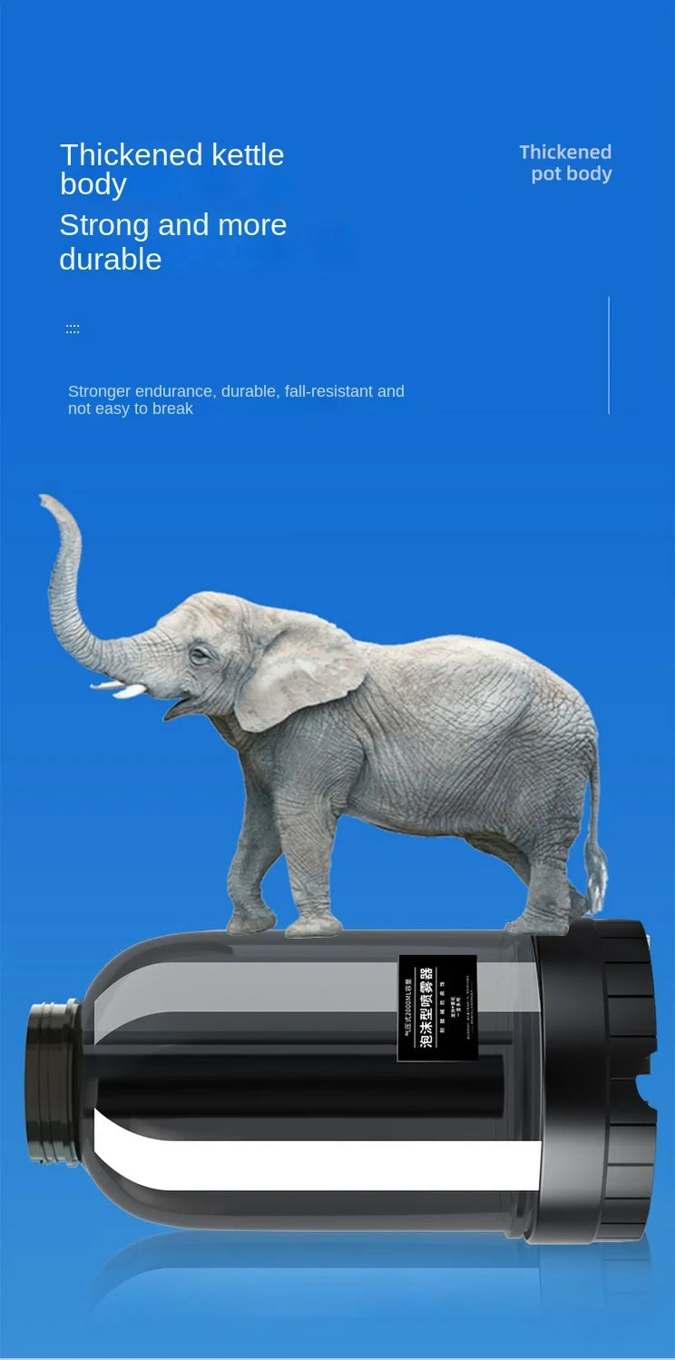 Opryskiwacz Piankowy 2L Hand Pump - Foam Sprayer 3 Nozzles Pneumatic Cannon Snow Foam Car Wash