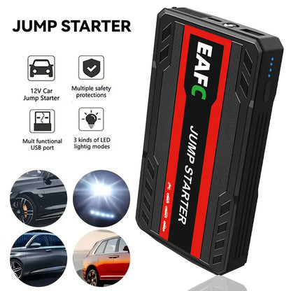 Rozrusznik Samochodowy 600A - Przenośny Jump Starter Powerbank 12V