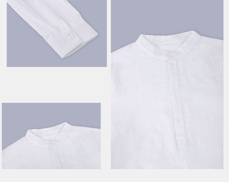 Classic Design Cotton Boat Neck Henley Shirt, Men's Casual Fit Vintage Style Long Sleeve Top For Spring Fall