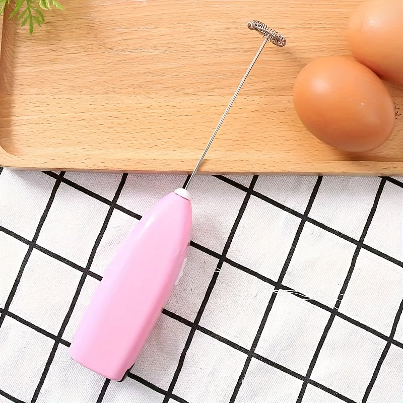 1pc Electric Egg Beater Milk Frother For Coffee Cappuccino Creamer Agitator Kitchen Accessories Mini Portable Whisk Cooking Gadgets