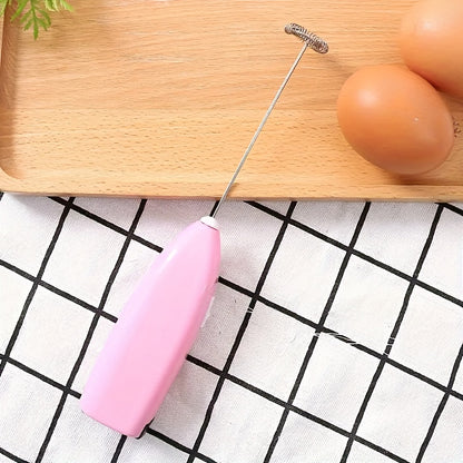 1pc Electric Egg Beater Milk Frother For Coffee Cappuccino Creamer Agitator Kitchen Accessories Mini Portable Whisk Cooking Gadgets
