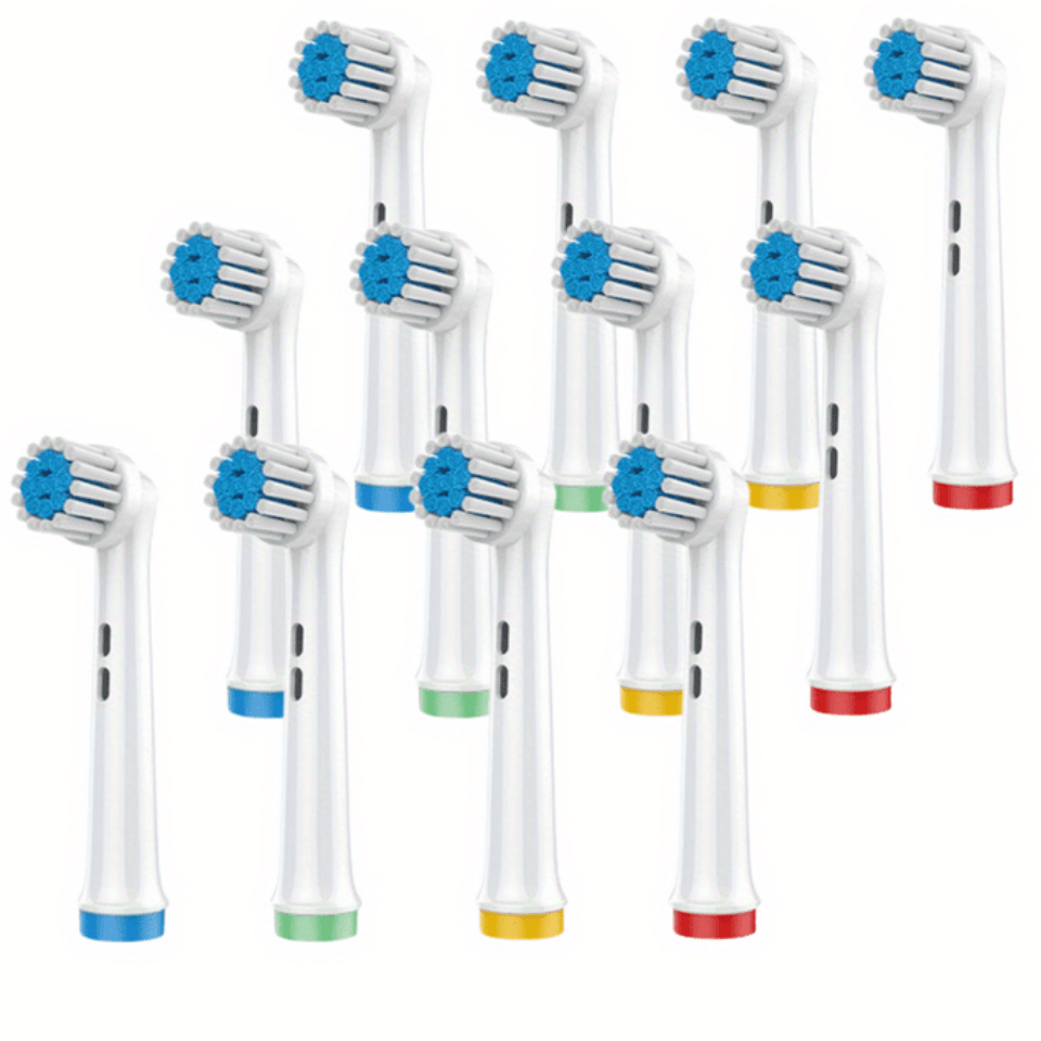 Replacement Toothbrush Heads Compatible With Oral-B Braun, Electric Toothbrush Heads Brush Heads Suitable For Oral B Replacement Heads Refill Pro 500/1000/1500/3000/3757/5000/7000/7500/8000