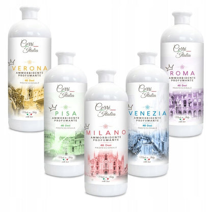 6x CORRI D'ITALIA Milano Rinsing Liquid Concentrate 40 Wash 1 L