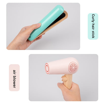 Wooden Play House Toy Children's Simulation Dressing Table Makeup Toy Girl Little Princess Set Cosmetics, Suitable For Children Over 3 Years Old Halloween Christmas gift