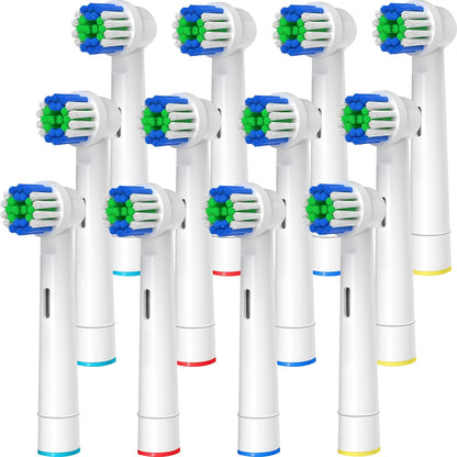 Replacement Toothbrush Heads Compatible With Oral-B Braun, Electric Toothbrush Heads Brush Heads Suitable For Oral B Replacement Heads Refill Pro 500/1000/1500/3000/3757/5000/7000/7500/8000