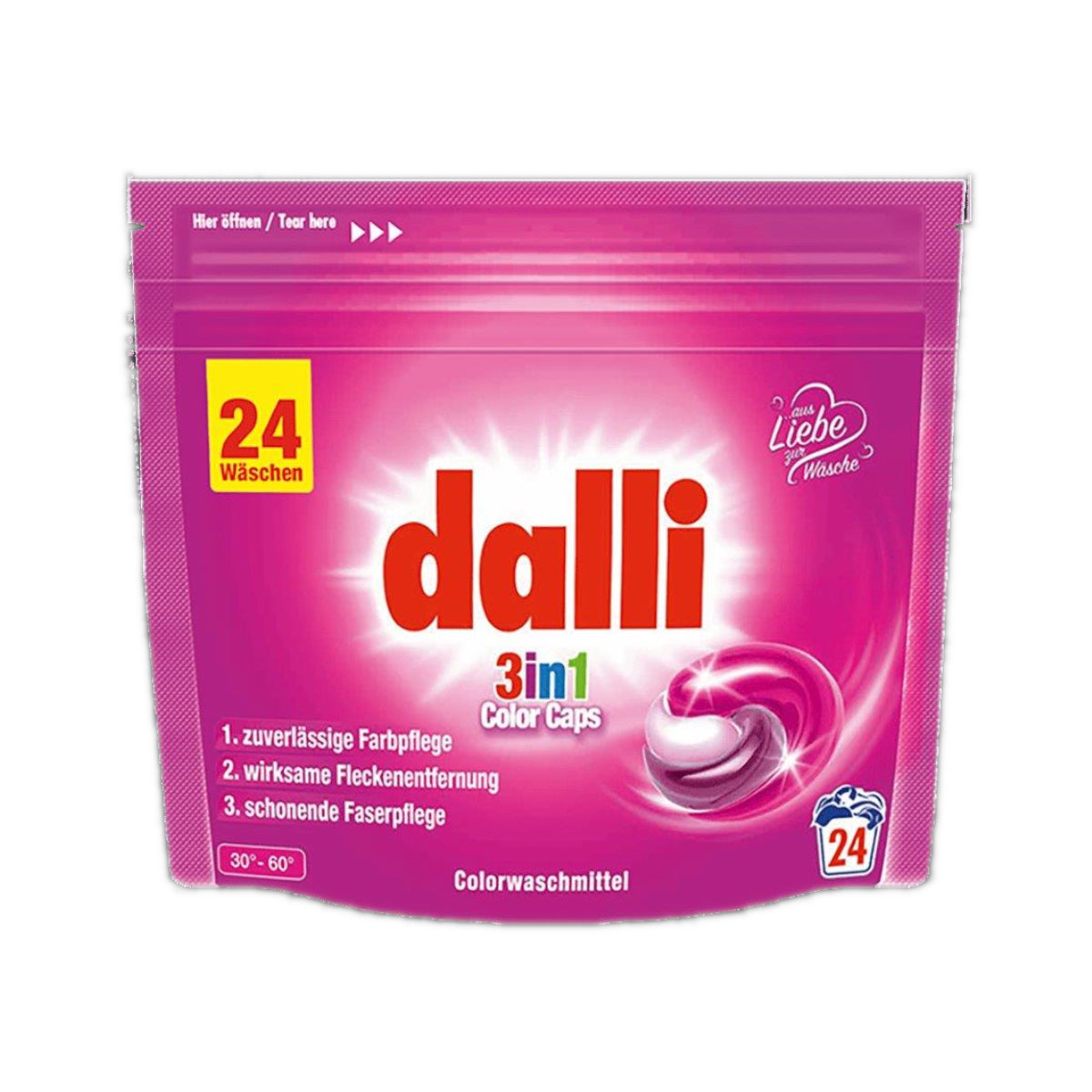 Set 2x DALLI washing capsules GERMAN color
