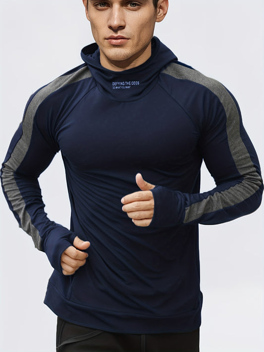 Men's Sports Hoodie, For Runing Sports, Lightweight Quick Dry Hoodie