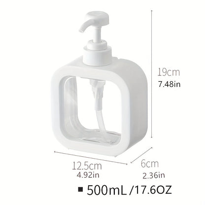300/500ml Bathroom Soap Dispensers Refillable Lotion Shampoo Shower Gel Holder Portable Empty Bottle