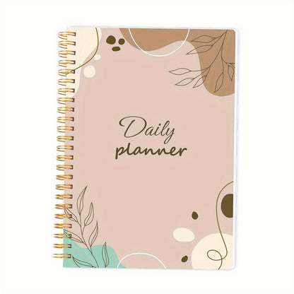 Stay Organized & On Track: 1pc Daily Planner Undated To-Do List Notebook With Priorities, Notes, Mood & Water Tracker - 8*5.5 - 52 Sheets