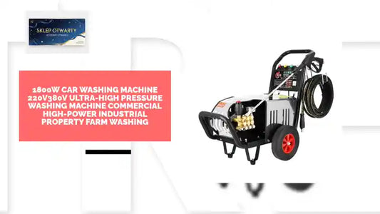 1800W Car Washing Machine 220V380V Ultra-high Pressure Washing Machine Commercial High-power Industrial Property Farm Washing by@Outfy